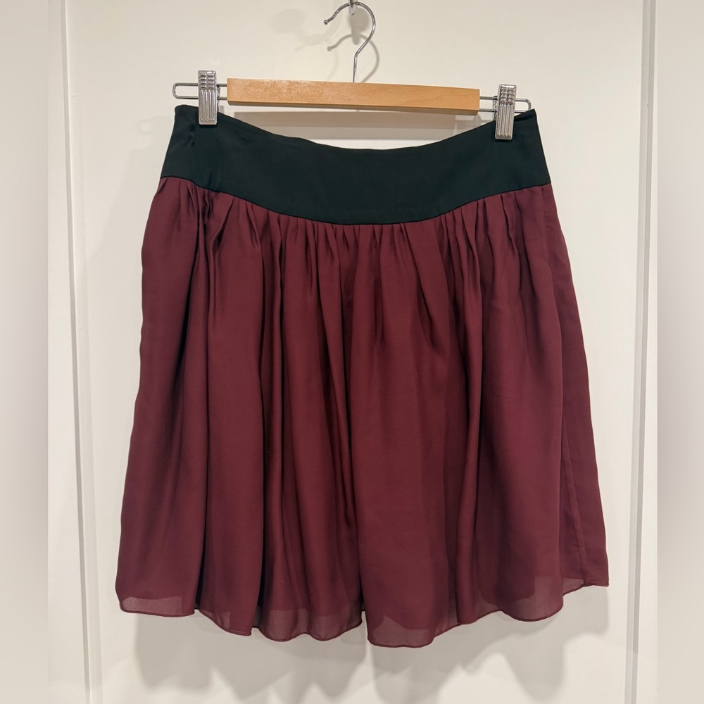 Banana Republic Silk Gathered Mini Skirt - Picture 9 of 9